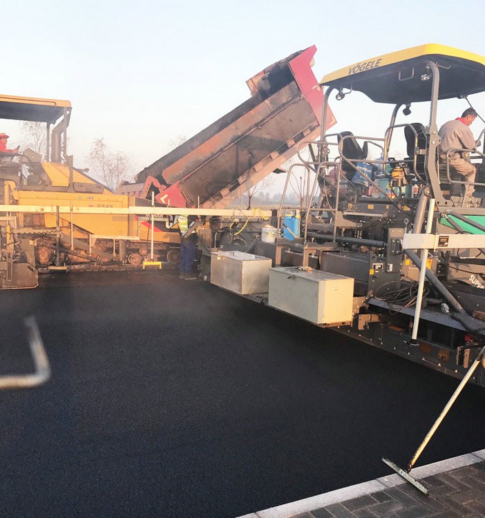 瀝青路面施工案例